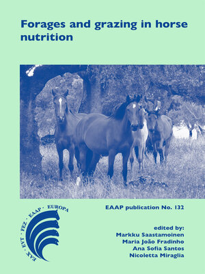 cover image of Forages and grazing in horse nutrition